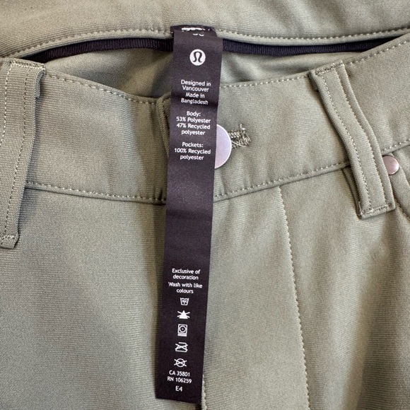 Lululemon black ABC slim fit 5-pocket pant. - Picture 3 of 3